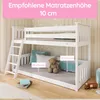 Lit mezzanine 90x200 cm avec protection contre les chutes & Voir les images du produit 10