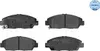 MEYLE 025 218 7918/W Bremsbeläge Vorne für HONDA CIVIC VI Produktbild-Vorschau 4