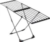 A black metal drying rack is shown against a white background. Produktbild-Vorschau