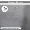 2er Set Outdoor Halbtransparent Vorhänge Wasserdicht Produktbild-Vorschau 5