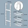 Scaffale da doccia da appendere, con 3 ripiani, in acciaio Anteprima dell’immagine prodotto 5