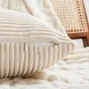 Kissenbezüge, 4er Set Kordsamt Kissenbezug Beige 40x40cm, Produktbild-Vorschau 5