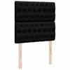 Boxspringbett mit Matratze Schwarz 80x200 cm Stoff Produktbild-Vorschau 9