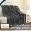 PREMIUM Fleecedecke melange OEKO-TEX 140x190 ca. 700g extra Produktbild-Vorschau 3