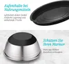 3pcs Bol avec couvercle Silicone Acier inoxydable Mélangeur Voir les images du produit 4