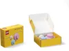 A yellow LEGO box and an open yellow box containing LEGO wall hangers. Náhľad obrázku produktu