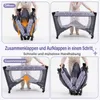 COSTWAY 3-in-1 bijzetter, reisbed voor baby's, reisbed met Productafbeelding-voorbeeld 9