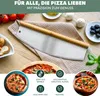 bremermann Pizzaschneider, Wiegemesser mit Holzgriff, Produktbild-Vorschau 2