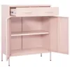 vidaXL Szafka do przechowywania różowa 80x35x101,5 cm Podgląd zdjęcia produktu 4