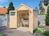 WOODTEX Naturbelassen 180 x 120 cm Gartenhaus Sylta 1, 14 Produktbild-Vorschau 14
