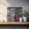 Tulup Glasuhr Wanduhr Küchenuhr Echt-Glas 30x30 cm Modern Produktbild-Vorschau 2