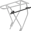 A black brace attached to a bicycle rear rack. Podgląd zdjęcia produktu