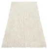 Flokati de lana - Cubrecamas, Tartán blanco 110x170 cm Vista previa de la imagen del producto 1