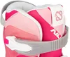 Close-up view of the buckle and strap of a pink inline skate. Produktbild-Vorschau