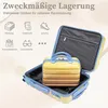 LVHOM Set di valigie rigide in ABS, 2 pezzi, 14"-20", con Anteprima dell’immagine prodotto 7