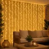 3x3M Lichtervorhang Innen Deko Weihnachten LED Lichterkette Produktbild-Vorschau 18