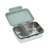 LÄSSIG Kinder Brotdose Edelstahl Lunchbox Frühstücksbox Produktbild-Vorschau 3