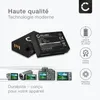 CELLONIC 2x Batterie pour Appareil photo Compatible avec Voir les images du produit 5