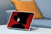 MuchoWow® Laptop Aufkleber Sticker Cover Rot - Frau - Produktbild-Vorschau 4