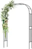 COSTWAY Rose arch metal, 240x153x40cm, záhradný oblúk na Náhľad obrázku produktu 1