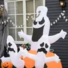 HOMCOM Nadmuchiwana dyniowa figurka-duch na Halloween z Podgląd zdjęcia produktu 4