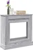 vidaXL Obostavba krbu šedá Sonoma 90x30x90 cm materiál na Náhľad obrázku produktu 2