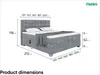 MEBLINI Boxspringbett Elektrisch Verstellbar - Gepolstert Produktbild-Vorschau 6