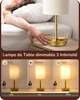 EDISHINE LED Set de 2 lampes de chevet à variateur tactile, Voir les images du produit 3