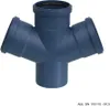POLOPLAST Doppelabzweig, DN160/110, POLO-KAL NG, PP-MD, Produktbild-Vorschau 4