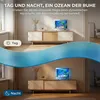 LED Aquarium Lampe mit schwimmenden Fischen, Nachtlicht & Produktbild-Vorschau 3