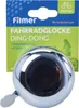 Fahrradglocke 64mm Ding Dong chrom Produktbild-Vorschau 1
