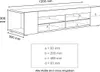 SONNI TV-Schrank Schwarz Hochglanz 135x39x30cm mit Produktbild-Vorschau 7