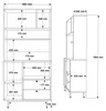 Skye Decor, RE4-SY, Mehrzweckschrank, Eiche, 100 % Produktbild-Vorschau 7