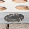 Servierkorb, 4 Fächer, Grau, Holz, Dekoration Produktbild-Vorschau 2