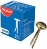 Klipsy do torebek z okrągłą główką, wykonane z mosiądzu, 50 Podgląd zdjęcia produktu 1