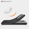 Samsung Galaxy J8 2018 Hülle Silikon Grau Carbon Optik Case Produktbild-Vorschau 3