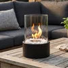 Elegantes Tischfeuer  Ethanol mit Glaszylinder, inkl. Produktbild-Vorschau 2