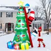 245cm Arbre de Noël gonflable avec Père Noël, Pingouin & Voir les images du produit 6