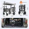 Sekey Bollerwagen Faltbar mit Dach Kinder Bollerwagen mit Produktbild-Vorschau 8