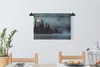 MuchoWow® Wandteppich Wandbehang Wald - Wasser - Nebel Produktbild-Vorschau 3