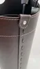 Exquisites Kaminbesteck italienisches Leder | Schwarz Produktbild-Vorschau 1