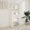 vidaXL Bibliothèque blanche 60x30x152 cm Bois composite Voir les images du produit 3