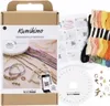 Kit de bricolage Kumihimo, y compris disque à tresser, Voir les images du produit 1
