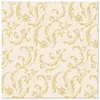 50 serviettes de table en tissu Damascato champagne 40x40cm Voir les images du produit 3