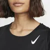 Nike W NK DF RACE TOP SS W NERO M Anteprima dell’immagine prodotto 9
