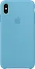 A light blue iPhone case with the Apple logo embossed on it. Náhľad obrázku produktu