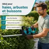 AJIEQAQ Taille-haie sans fil 21V, Moteur Brushless 1000W, Voir les images du produit 2