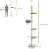 PawHut Kratzbaum, Katzenkratzbaum Deckenhoch, 230-250 cm, Produktbild-Vorschau 3