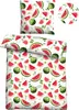 Castell Renforcé Bettwäsche 'Wassermelone' 135 x 200 cm Rot Produktbild-Vorschau 8