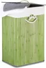 Relaxdays 4052025972745, 83 L, Obdĺžnikový, Bamboo, Bavlna, Náhľad obrázku produktu 1